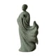 thumbnail image 3 of Estatua de monje de estilo chino, micropaisaje, regalo, centro de mesa coleccionable, arte artesanal, adorno de bonsái, decoración de mesa. Estilo A, 3 of 8