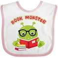 thumbnail image 3 of Inktastic Book Monster Boy Boys or Girls Baby Bib, 3 of 4