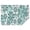 Teal Daisy Flower, variant on Yellow Daisy Flower Pattern Rectangle Tablecloth 60"x84",Waterproof Polyester Rectangle Table Cloth, Wipeable Spillproof Polyester Tablecloth for Dining, Camping, Indoor and Outdoor