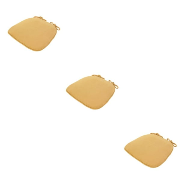 Cojín para Silla Yuarrent de Esponja Alta Densidad Textura Amarillo Extra Larga