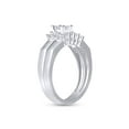 thumbnail image 5 of AFFY White Natural Diamond Bridal Ring Set In 10k White Gold (0.5 Cttw), Ring Size 9, 5 of 8