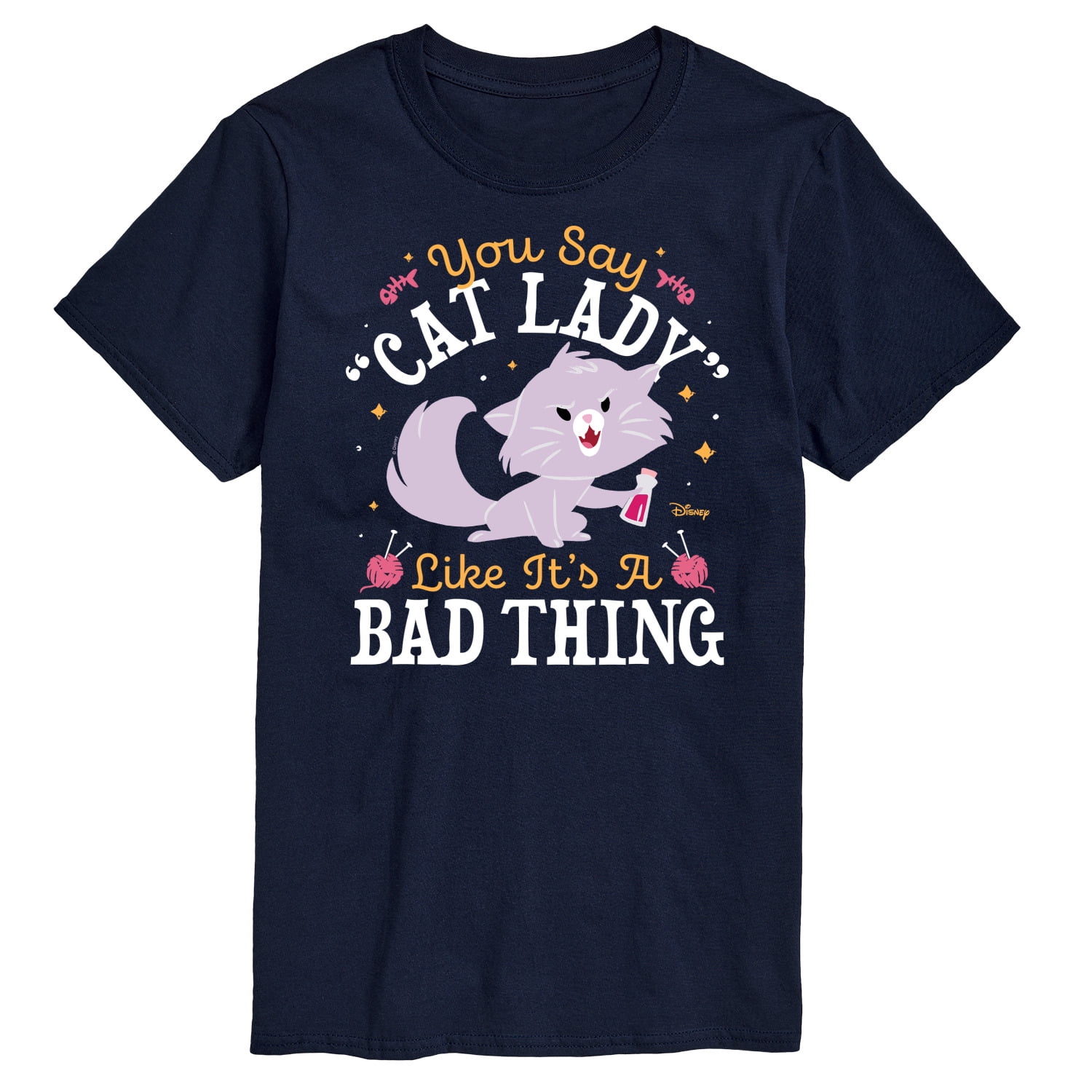 Disney Classics Cats Dogs Cat Lady Like Its A Bad Thing Men s disney-classics-cats-dogs-cat-lady-like-its-a-bad-thing-men-s