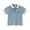 1 Blue, variant on Casual Color Block Short Sleeve Polo Shirt for Kids (Toddler, Little Boys),12-18 Months