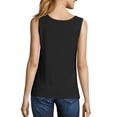 thumbnail image 2 of Camisetas sin mangas Hanes Mini-Acanalado de algodón para mujer, 2 of 3