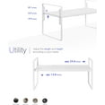 thumbnail image 3 of Expandable Height Adjustable Cabinet Shelf Organizer for Kitchen Pantry Storage Space Saver, 3 of 8