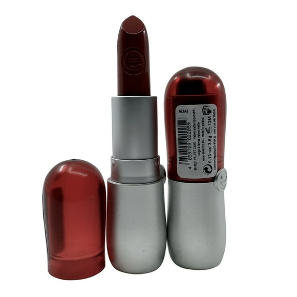 Essence Velvet Matte Lipstick 09 Red Velvet Cake 1.13 OZ Set of 2