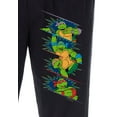 thumbnail image 3 of Teenage Mutant Ninja Turtle Men's 4 Character Panel Loungewear Pajama Pants, 3 of 5