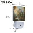 thumbnail image 4 of Deers in Magic Landscape Night Light LED Dusk to Dawn Auto Sensor Night Lamp Plug-in Nightlight for Bedroom Hallway Kitchen 2 PCs, 4 of 7