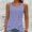 Purple, variant on Tops for Women Trendy Pink Sleeveless Crew Neck Solid Cami Tank Tops Camisole L