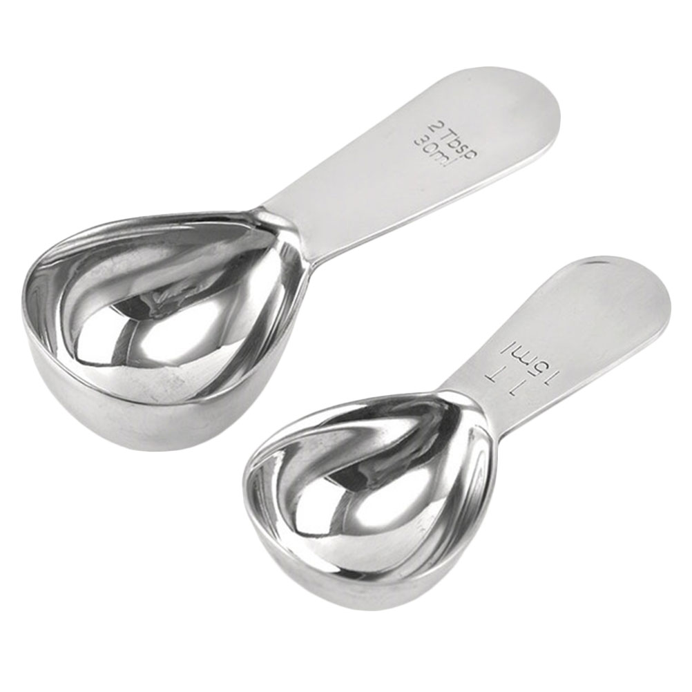 Spoon Scoop Tablespoon Coffee Measuring Steel Stainless Powder Ground