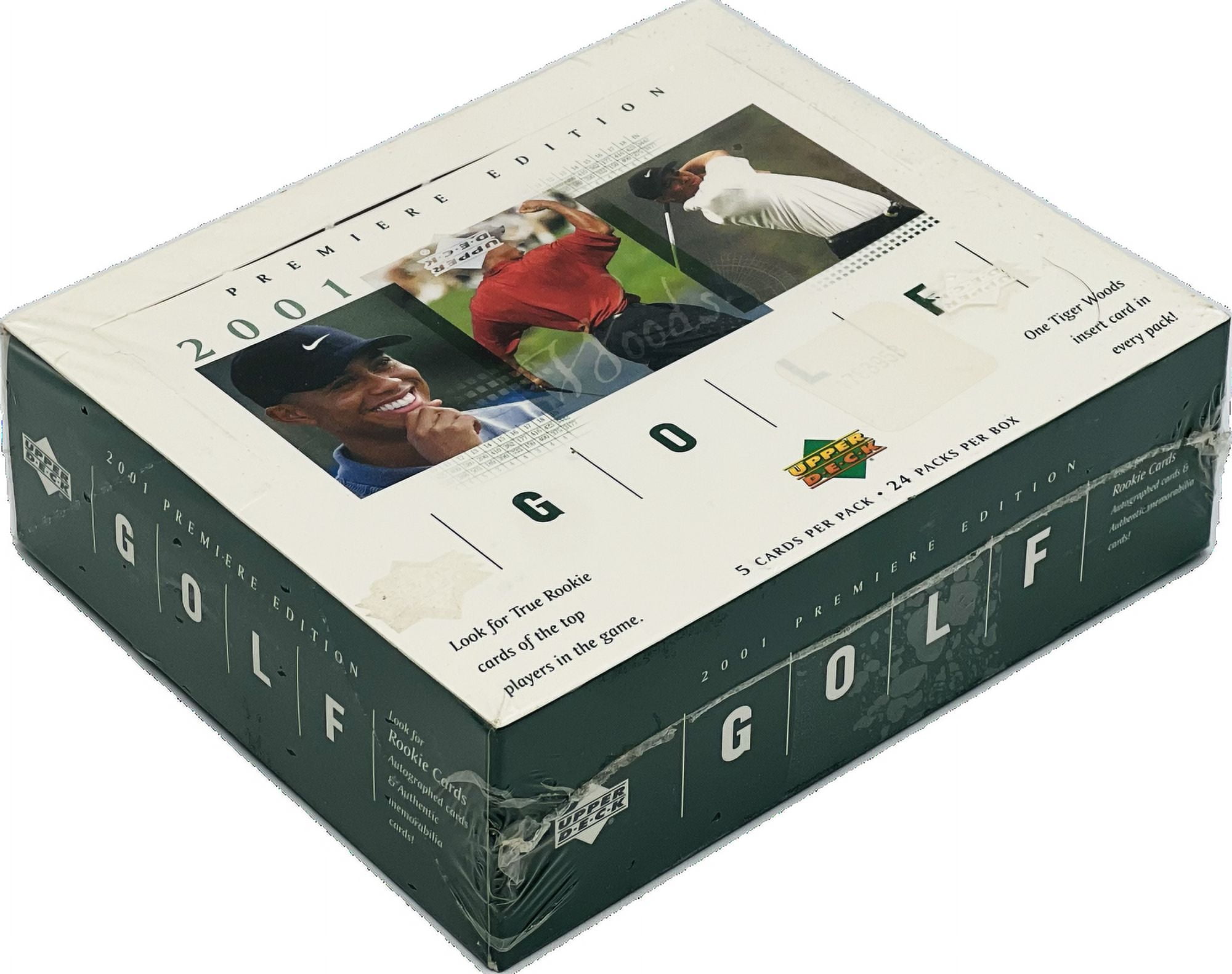 Upper Deck 2001 Premium Edition Golf Box, Sealed Green, Tiger