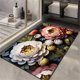thumbnail image 1 of Puntoco Household Bathroom Flower Non-Slip Quick-Drying Diatomaceous Earth Absorbent Mat, 1 of 3