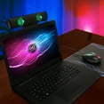thumbnail image 4 of GOgroove LED Laptop Computer Speaker with Clip-On Portable Soundbar Design (Green), 4 of 9