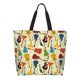thumbnail image 1 of Disketp Different Kind Of Guitars Bolsa Tote Estampada para Mujer, Bolso de Hombro y de Mano para Compras y Viajes, 1 of 8