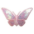 thumbnail image 1 of ID 2105 Sequin Wing Butterfly Patch Garden Fairy Embroidered Iron On Applique, 1 of 1