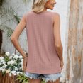 thumbnail image 5 of Soki Women's Tank Tops Loose Round Neck Ruched Sleeveless Tops Casual Basic Vest Shirts, 5 of 5