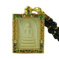 thumbnail image 2 of Colgante de Buda tailandés perfecl Phra Somdej Toh color natural, 2 of 6