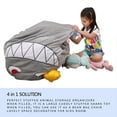 thumbnail image 5 of Shark Stuffed Animal Toy Storage Boys Bean Bag Chair, Kids Beanbag Chairs for Room Decorations, Large Size Velvet Extra Soft(STUFFING NOT INCLUDED), 5 of 6