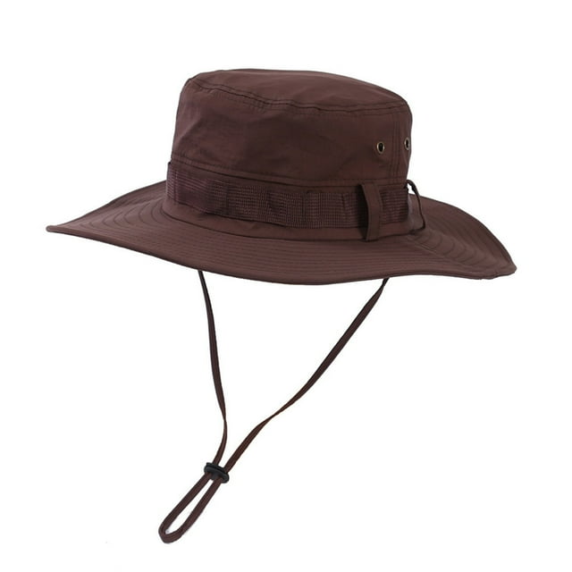 Sombreros para hombre y mujer, estilo único, color sólido, sombrero de pescador, sombrero de playa, sombrero de poliéster para mujer.