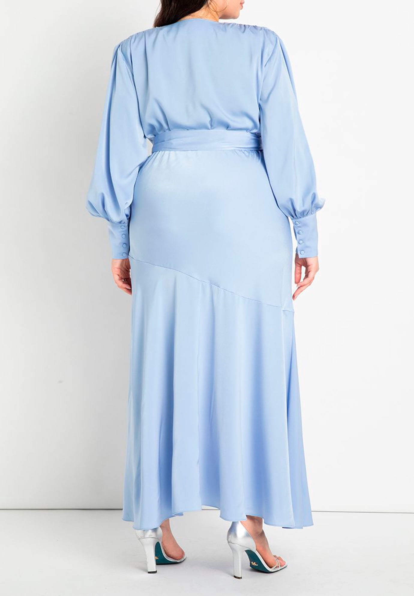 cold shoulder maxi dress navy Dressing Up
