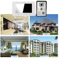 thumbnail image 3 of OWSOO 7 inch Wired Video Doorbell Indoor Monitor with IR-CUT Rainproof Outdoor Camera Visual Two-way Audio Remote Unlock Video Door Phone, 3 of 7