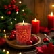 thumbnail image 4 of Adornos navideños con forma de copa para velas de cristal, candelabro navideño de cristal, copa para velas aromáticas, regalo festivo, decoración para cenas a la luz de las velas, decoración navideña,, 4 of 7