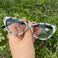 thumbnail image 3 of Fashion Cat Eye Women Rhinestone Reading Glasses Red bling Diamond Reader Ladies Diamond Party Eyewear, 3 of 5