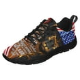 thumbnail image 2 of God Jesus Christian American Flag Running Shoes Sneakers Mesh Black Size 7, 2 of 5
