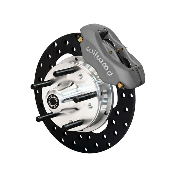 Wilwood 140-1012-D Dynapro Front Drag Brake Kit, 10" Drilled 1971-1980 Pinto/Mustang II Disc & Drum