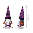 thumbnail image 3 of Decoraciones de Halloween, adornos de Halloween, regalos de Halloween 2025 Muñeco enano sin rostro de Halloween, lindo adorno de muñeco duende Rudolf, muñeco enano de Halloween, 3 of 6