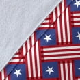 thumbnail image 5 of Manta premium con estampado de rayas USA Star, 5 of 5