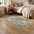 thumbnail image 2 of ODIKA Beige Transitional Dining Interlocking Neutral Cream Textured for Room, Under Table, Home Office, Non-Slip Chair-Friendly, 2 of 7