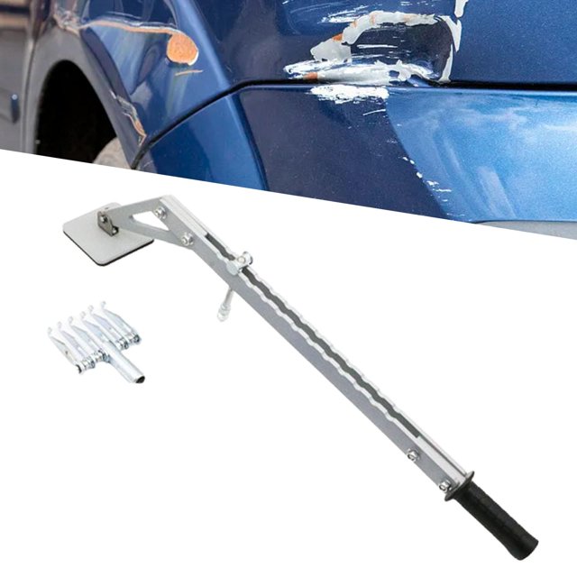 Herramienta para quitar abolladuras de carrocería de automóvil, barras en T para motocicleta, refrigerador, herramienta de reparación de abolladuras Asistente de manejo