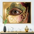 thumbnail image 2 of Designart 'Girl With Venetian Mask' Modern Framed Canvas Wall Art Print, 2 of 5