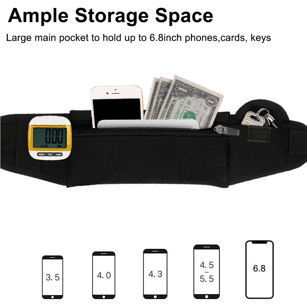 IC ICLOVER Running Waist Bag with Adjustable Belt photo 5