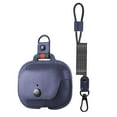 thumbnail image 1 of Étui de Recharge Compatible avec Airpods Pro, Étui à Rabat en Cuir avec Long Cordon Noir, 1 of 5