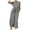 Gray jumpsuits for womens, variant on Jumpsuits for Women Dressy Plus Size Casual Cotton Linen Straight Pocket Long Jumpsuits Overalls with Belt Summer Round Neck Short Sleeve Solid Maxi Formal Rompers Orange xxxxxl