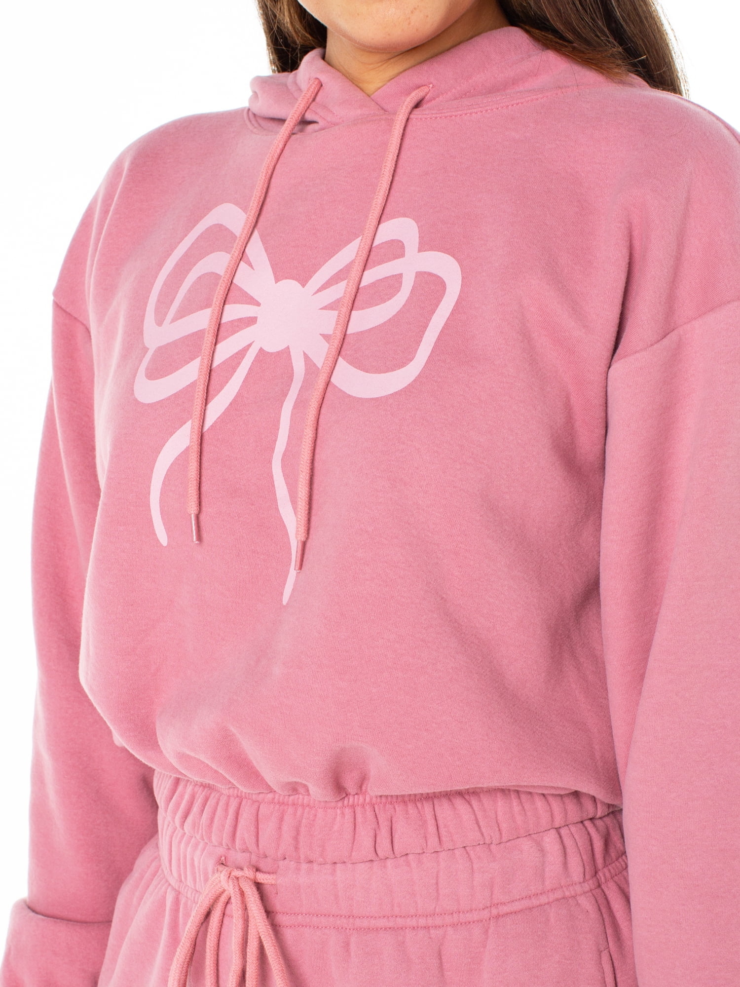 Celebrity Pink Women's and Women's Plus Fleece Pullover Sweatshirt, Sizes XS-4X