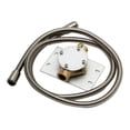 thumbnail image 5 of ALFI brand AB2534-BN Brushed Nickel Single Lever Floor Mounted Tub Filler Mixer w Hand Held Shower Head, 5 of 7