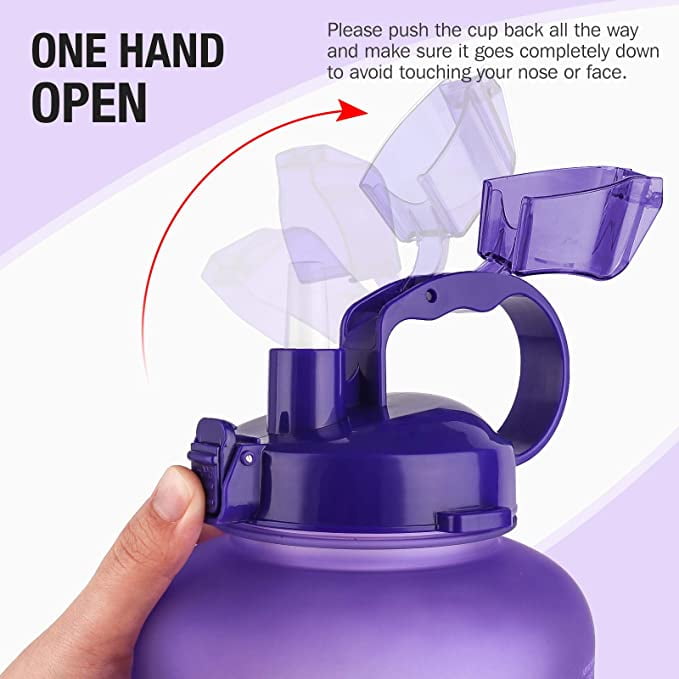 Amerteer Collapsible Silicone Sports Water Bottle - Compact