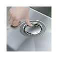 thumbnail image 3 of Transolid  3.5-in Covered Flip-Top Sink Strainer - 4.65" x 4.65" x 2.5" Brushed Stainless Brushed, 3 of 5