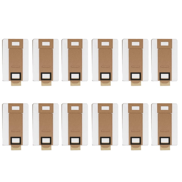 12 Pack Vacuum Bags Replacement for S7 T7S T7S Plus Dust Bag Vacuum Cleaner Accessories Spare Parts,12 x Vacuum Bags,white