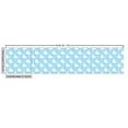 thumbnail image 2 of Ambesonne Whale Fabric by the Yard Upholstery, Blue Shower Design, 3 Yards, Pale Blue White, 2 of 4