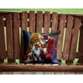 thumbnail image 4 of Carolines Treasures DAC4060PW1414 14 x 14 in. Australian Shepherd & Santa Claus Throw Pillow, 4 of 6