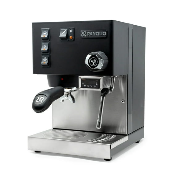 Rancilio Silvia Espresso Machine with PID | Pre-Infusion | Shot Timer | 2L (Black)
