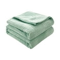 thumbnail image 1 of Rbaofujie Couverture Rafraîchissante d'Été en Coton Couverture Creuse en Coton Serviette Simple Couverture Couverture d'Été Couverture de Sieste Couverture Fraîche d'Été Taille Complète, 1 of 8