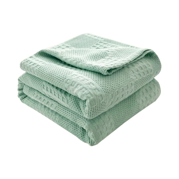 Sofa Vama Ropa de Cama Manta hueca, manta de toalla lisa, manta de verano, manta para la siesta, manta fresca de verano for Navideño