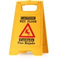 thumbnail image 1 of Caution Wet Floor Sign,Bilingual Double-Sided Safety Warning Signs,A Frame Safety Wet Floor Signs Commercial,Yellow,16.5 Inches (1), 1 of 6