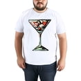 thumbnail image 4 of Summer Men Tee ShirtParty (1) Graphic Letter Print T Shirts Crew Neck Short Sleeves Sports Sizes XS-5XL, 4 of 5
