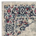 thumbnail image 5 of SAFAVIEH Madison Aimee Floral Bordered Runner Rug, Light Grey/Fuchsia, 2' x 8', 5 of 7